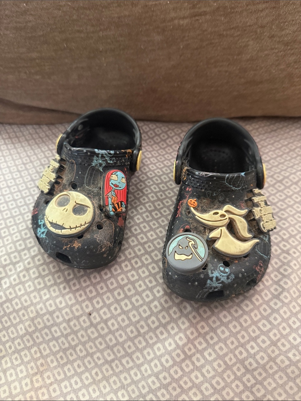 Nightmare before Christmas crocs Shoes with Character Charms